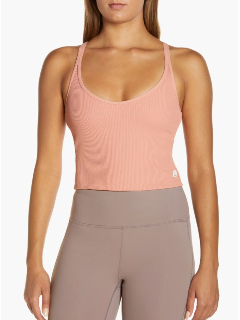 VUORI Women's Rib Crop Tank
